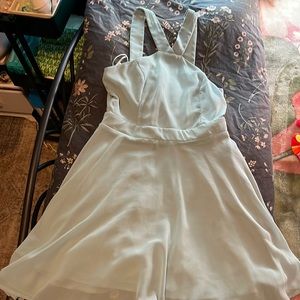 Light blue mini dress